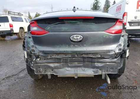 2019 Hyundai Ioniq Hybrid Sel z USA, uszkodzony, nr VIN KMHC75LC2KU114696